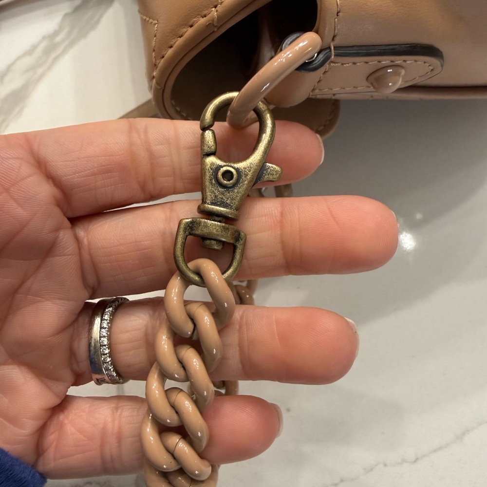 Gucci GG Marmont Matelassé Crossbody | 2 Straps | Chain & Canvas Leather - Picture 11 of 16